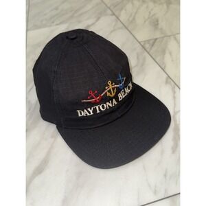 Vintage Daytona Beach Made in USA 80s 90s Snapback Trucker Hat Strap Cap VTG Y2K